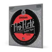 D'Addario Guitar Strings EJ30 Pro-Arte Rectified Nylon Normal Tension Silver