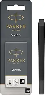 Parker 1950382 Quink Fountain Pen Refill Pack of 10