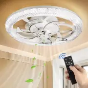 Ceiling Fans with Lights and Remote, Ceiling Fan Flush Mount 20 inch, LED Fan...