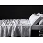 Vintage Design Homewares Linen White Sheet Set Super King