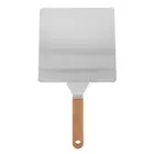 Stainless Steel Pizza Turning Peel Metal Pizza Peel 10 Inch Pizza Spatula Paddle