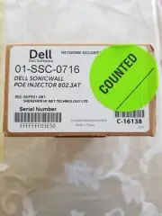 BRAND NEW 01-SSC-0716 DELL SonicWall POE Injector 802.3AT Opened Box