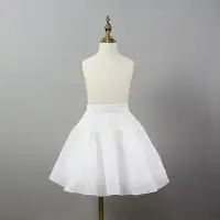 在飛比找Yahoo奇摩購物中心優惠-Baby童衣 白色蓬蓬內襯紗裙 洋裝必備蓬裙 花童禮服襯裙 