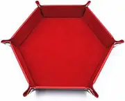 Dice Rolling Tray DND Rolling Tray D&D Dice Tray or Dice Game PU Leather Dice Holder for RPG, DND, Dice Games