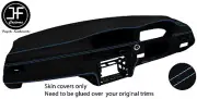 BLUE STITCH FULL DASHBOARD KIT LUXE SUEDE COVER FOR BMW E90 E91 E92 E93 SATNAV (for: BMW)