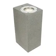 Catania Terrazzo Outdoor Up/Down Wall Light 2Lt in Grey