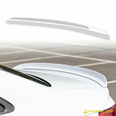 Fyralip Y15 Painted Trunk Lip Spoiler Duckbill for Nissan Fuga Y50 Silver KBB