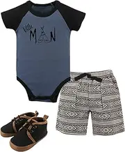 [Yoga Sprout] Baby Bodysuits, Shorts and Shoes Set