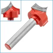 18mm Steel Round Over Groove Router Bit CNC V Needle Tip CNC Wood Mill Cutter 3D