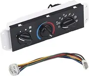 Climate Control Module Heater A/C AC Air Conditioning Control Switch Panel Compatible for Jeep Wrangler 1999-2004 4.0L-L6