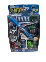New 8" Diecast Toy passenger airplane jet. Pull Back action