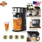 Automatic Iced Tea and Coffee Maker – 3 QT Pitcher with One-Button Control