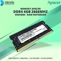 在飛比找蝦皮購物優惠-內存 APACER DDR4 4GB 2666MHZ SOD