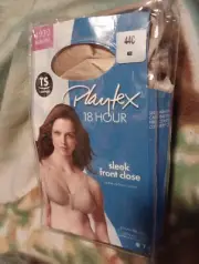 Playtex 18 Hour Sleek Front Close Bra In Beige