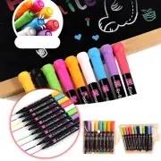 Erasable Light Board Pen Colorful Water Soluble Liquid Chalk LED Blackboard