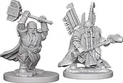 Wizkids WZK72630 Miniatures D&D Nolzurs Marvelous Unpainted Minis Dwarf Male Paladin