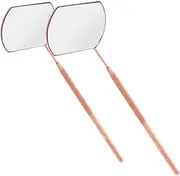MOTHNUR 2pcs Detachable Eyelash Mirror for Lash Extensions Portable Handheld Compact Makeup Mirror for Lash Techs
