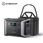 Portable Power Station 2330Wh 2200W Solar Generator Battery Backup Home Backup