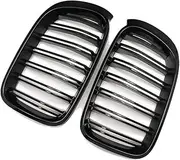 2pcs Compatible For BMW X4 F26 X3 F25 2010-2013 2014-2017 Car Front Bumper Racing Grill Kidney Grilles Grille Car Styling Accessories(Kidney Grille TYPE1)