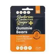 Buderim Ginger BioActive Ginger+ Gummie Bears - Travel Pack 25g