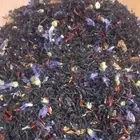 Tea Mango Rose Petals Mallow Blossom Safflower Black Tea Blend All Natural 100g