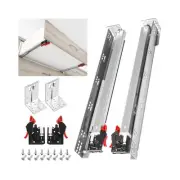 SHUHANG 6 Pair Undermount Drawer Slides 9 12 15 18 21 24 inch Soft Close 80 l...
