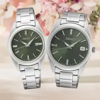 在飛比找momo購物網優惠-【SEIKO 精工】CS系列 簡約經典男女對錶 情侶手錶 S