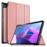 For Lenovo TAB M10 (3rd Gen) 10.1 Inch TB328FU TB328XU Folio Smart Leather Magnetic Stand Case Cover (Rose Gold)