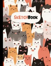 Sketchbook for Kids: Various Cat Cover, Blank Pad for Drawing 8.5”X 11” (110 Pag