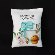 Felt Pretend Play Food Blueberry Muffin Mix Bag for Pretend Kitchens, New