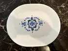Corelle PORTOFINO SERVING PLATTER Entree Tray Plate Italian Coast Blue Tiles