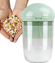 Pill Splitter | Medicine Divider with Storage Box | Portable Medicine Splitter Crusherfor Outdoor Home Travel Picnic