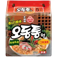在飛比找PChome24h購物優惠-韓國《不倒翁》海鮮烏龍拉麵(5包/袋)