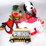 日本環球影城造型票卡包 證件夾 車票套 SNOOPY 史奴比 恐龍 獨角獸 蜘蛛人 HELLO KITTY 問號箱 星星