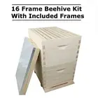 8 Frame Double Beehive Kit 16 x Frames Bee Box NZ Pine Timber Bee Hive Wooden