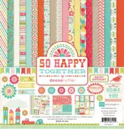 ECHO PARK "SO HAPPY TOGETHER" 12X12 PAPER HOME FAMILY retired SCRAPJACK'S PLACE