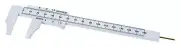 Eisco Labs 7.75" Plastic Metric Vernier Caliper for Student Use