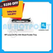HP Genuine 550x Sheet Feeder Tray for M404DN/M404DW/M404N/M428FDN/M428FDW D9P29A