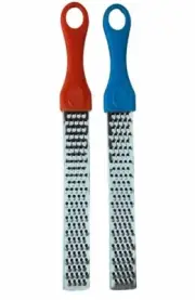 2 Pack Citrus Zester & Cheese Grater — Parmesan Cheese Lemon, Ginger, Garlic