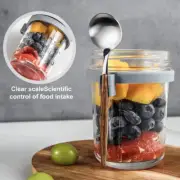 Salad Food Storage Container Glass Breakfast Cup Mason Bottle Kitchen Item
