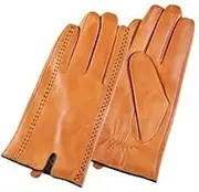 [Generic] Men's Genuine Leather Touch Screen Gloves Warm Mittens