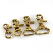 Lobster Clasp Hook Buckle Brass Swivel Snap Clip Bags Leathercraft Accessories
