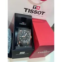 在飛比找蝦皮購物優惠-Tissot seastar 1000系列 黑金款 機械錶 