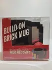 Build-On Fun Building Brick Coffee Mug Cup Compatible with Mega Blocks Kre-O