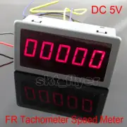 DC 5V Frequency Motor Tachometer Rotate Speed Meter 100KHZ 0.56" DIGITAL Red LED