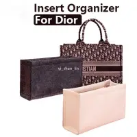 在飛比找蝦皮購物優惠-免運可開票 毛氈內膽袋 包中包 適合Dior Book to