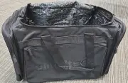 elitefts Gym Travel Sports Workout Duffel Cross Body Bag, 20" x 13" x 13", Black