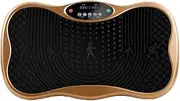 SHTFFW Vibration Fitness Trainer, Ultra Slim Vibration Plate, Shiatsu Massage, Mute, Adjustable Vibration, for Weight Loss & Body Toning