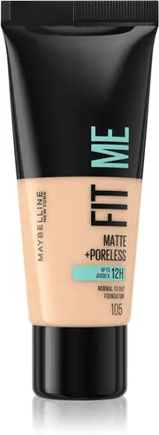 Maybelline Maybelline Unifying Makeup With Fit Me! (Matte & Poreless Make-Up) 30 Ml - Shade: 105 Ivory Naturale