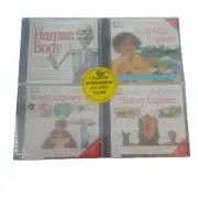 DK Interactive Learning CD-ROM Human Body World Science History 4 Pack NEW